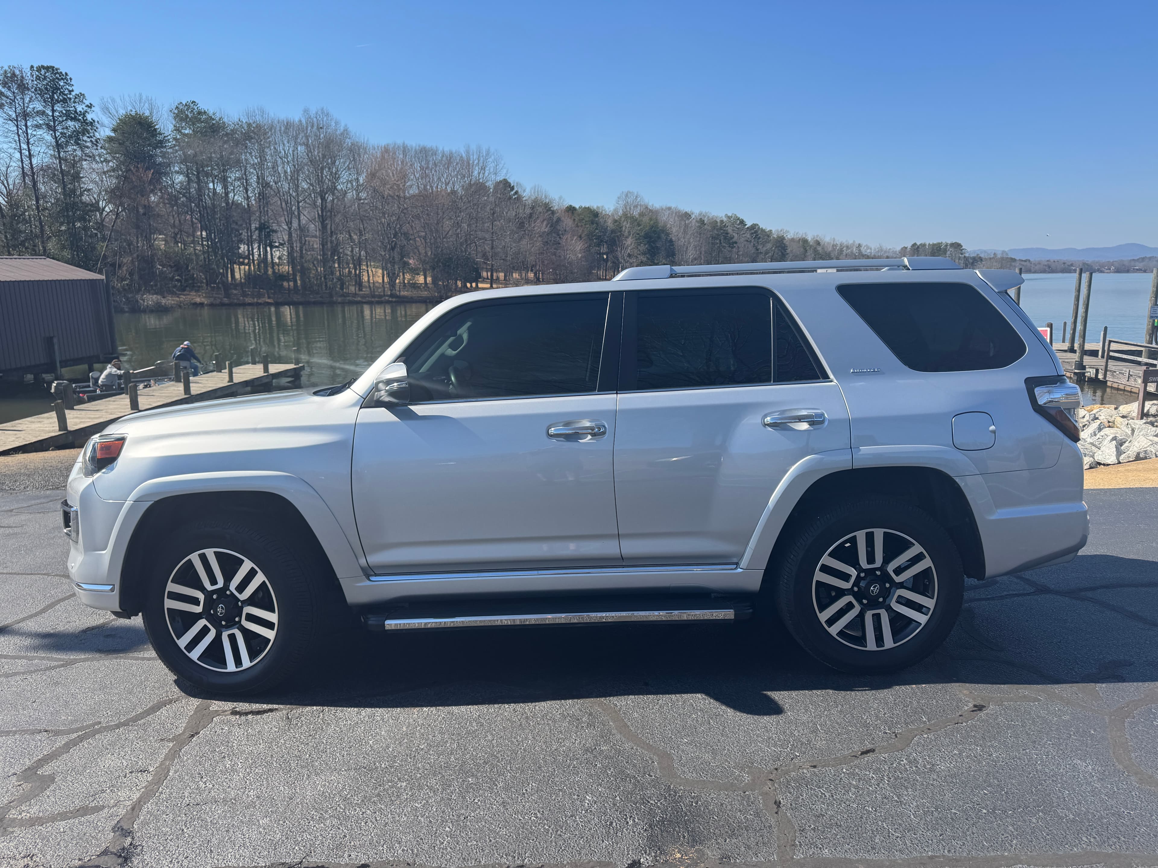 2019 Toyota 4Runner Limited — silver SUV available to rent near GSP Airport